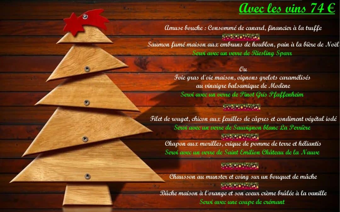 Menu de Noël